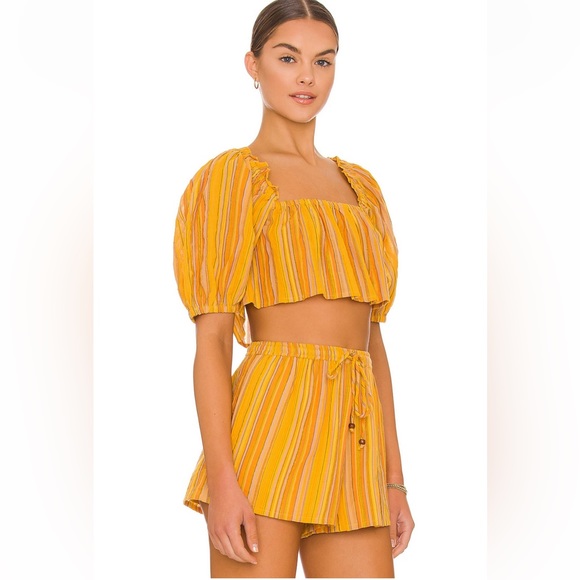 Revolve x House of Harlow 1960 matching linen set - Picture 2 of 8